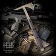 Halfbreed Blades Large Breaching Axe Dark Earth HBBLBA01DE