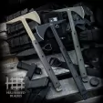 Halfbreed Blades Large Breaching Axe OD HBBLBA01ODG