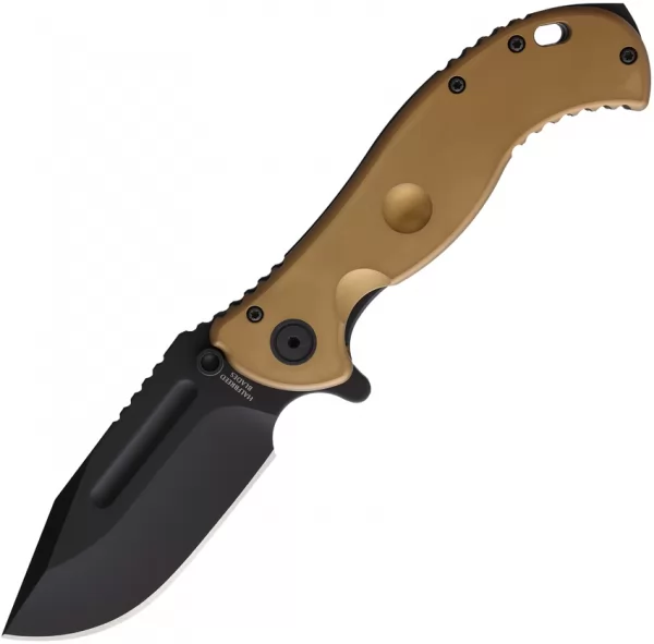 Halfbreed Blades Large Bush Linerlock HBBLBF01BRZ