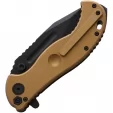 Halfbreed Blades Large Bush Linerlock HBBLBF01BRZ