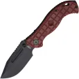 Halfbreed Blades Large Bush Folder Gen 2 Red - HBBLBF01G2RED