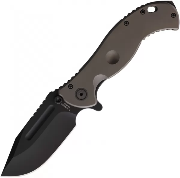 Halfbreed Blades Large Bush Linerlock OD HBBLBF01OD