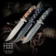 Halfbreed Blades Large Infantry Knife Gen 2 OD HBBLIK01G2ODG