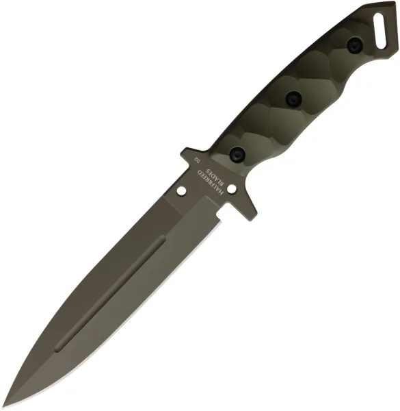 Halfbreed Blades Medium Infantry Knife OD HBBMIK01POD