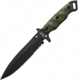 Halfbreed Blades Medium Infantry Knife BLK ODG - HBBMIK01PSBLKOD