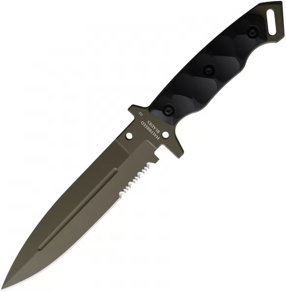 Halfbreed Blades Medium Infantry Knife OD BLK HBBMIK01PSODBLK