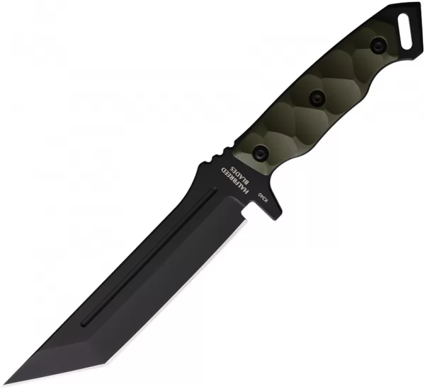 Halfbreed Blades Medium Infantry Knife Blk OD HBBMIK05PBLKOD