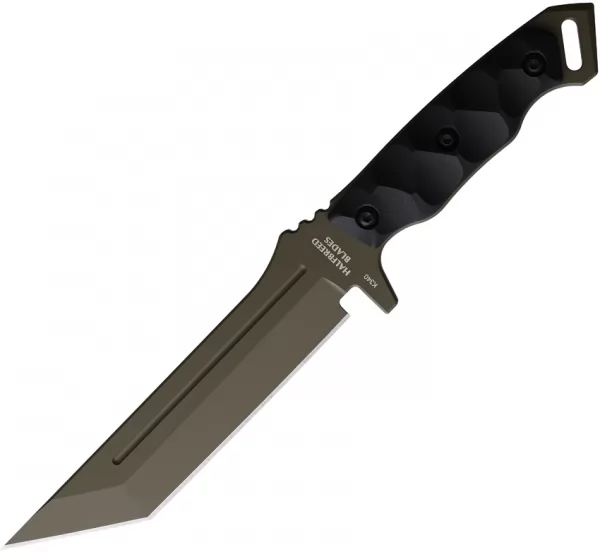 Halfbreed Blades Medium Infantry Knife OD BLK HBBMIK05PODBLK