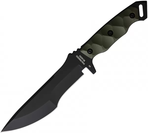 Halfbreed Blades Medium Infantry Knife Blk-OD HBBMIK08BLKODG