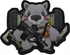 Halfbreed Blades Combat Wombat Morale Patch - HBBP2022