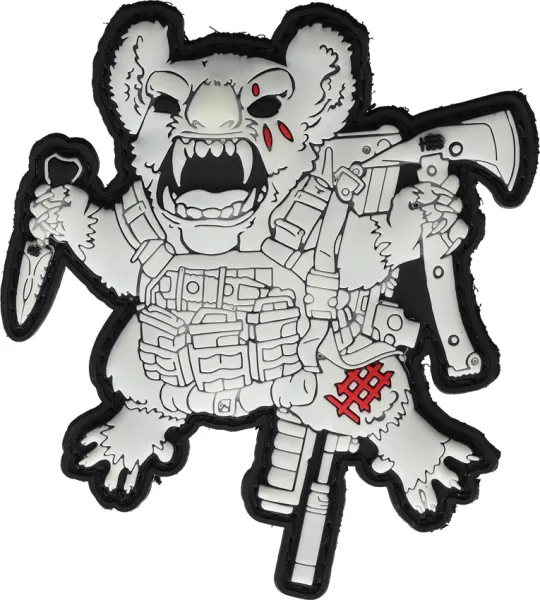 Halfbreed Blades GITD Drop Bear Morale Patch HBBP2024