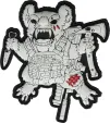 Halfbreed Blades GITD Drop Bear Morale Patch - HBBP2024