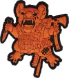 Halfbreed Blades Halloween Drop Bear Patch - HBBP2025