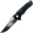 Heibel Knives Blackhawk Linerlock Black - HBKBLKBB