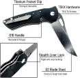 Heibel Knives Blackhawk Linerlock Black HBKBLKBB