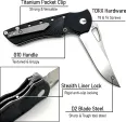 Heibel Knives Blackhawk Linerlock Black HBKBLKRB