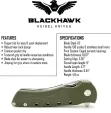 Heibel Knives Blackhawk Linerlock OD HBKBLKRG