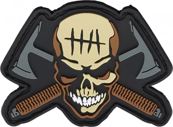 Hardcore Hardware Australia Skull-Axe Patch HHAP2012