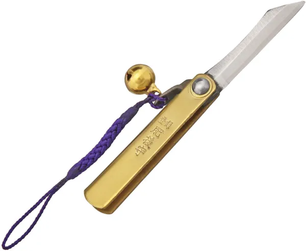 Higonokami SK Folder Brass with Bell HIGO02
