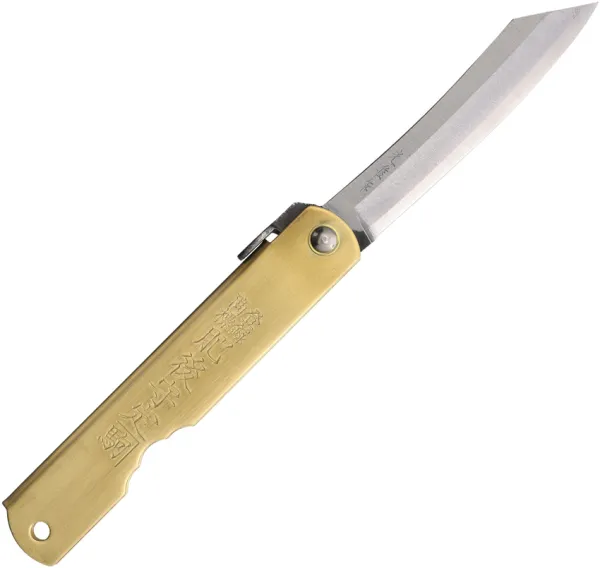 Higonokami Folder Brass HIGO10L