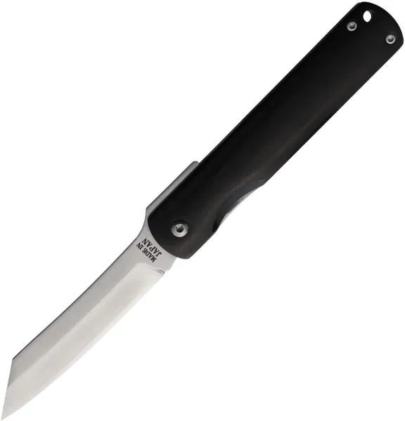 Higonokami Linerlock Black Pakkawood HIGOLNRBL