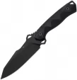 Hydra Knives Hecate II Fixed Blade Black - HKS15BL