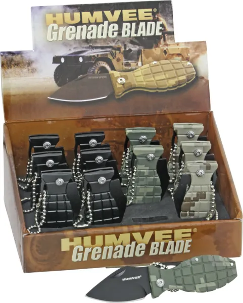Humvee 12 Pack Mini Grenade Knives outdoor gear HMV00001