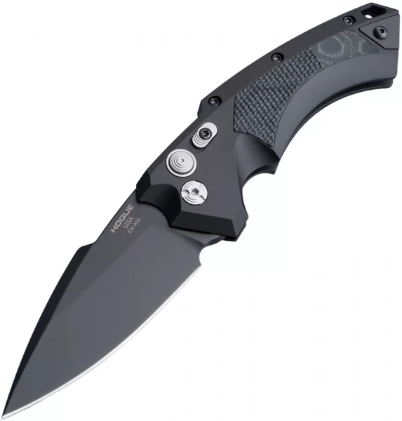 Hogue Auto Ex-A05 Button Lock Black knives HO34539