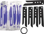 Hogue Blade Guard 5 Pack Black - HO35880