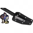 Hoback Knives Goliath Fixed Black Micarta HOB020BM