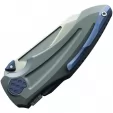 Hoback Knives Sumo Button Lock Blast Blue HOB021BB