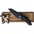 Hoback Knives Sumo Button Lock Black HOB021BP