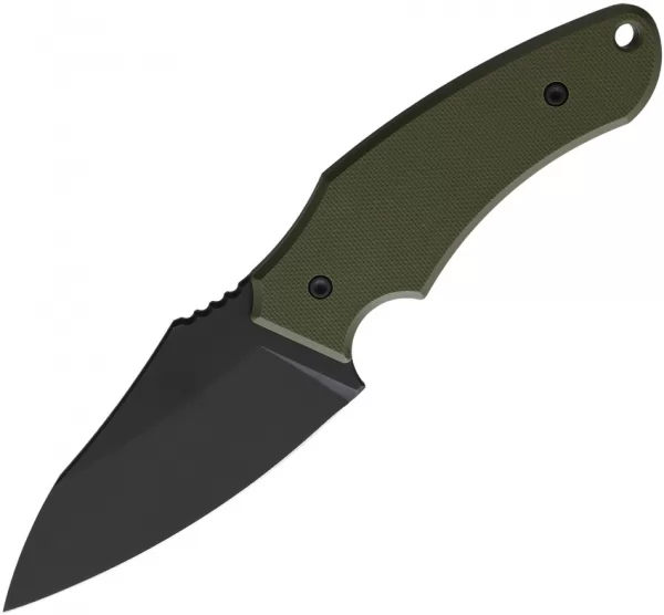 Hoback Knives Shepherd Fixed Blade OD Green HOB026G