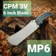Hoback Knives MP6 Fixed Blade HOB029M