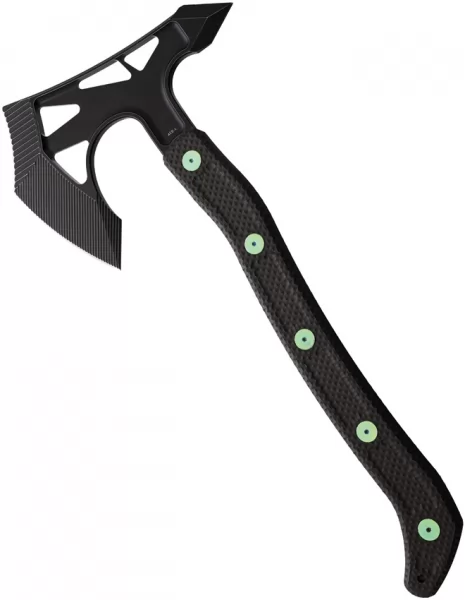 Hoback Knives Ps2 Axe DLC-Green Accents HOB033G