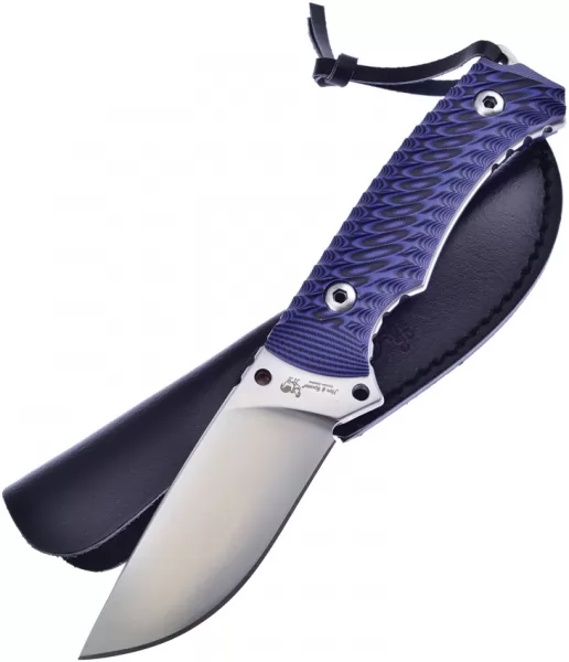 Hen & Rooster Fixed Blade Blue G10 knives HR002BL