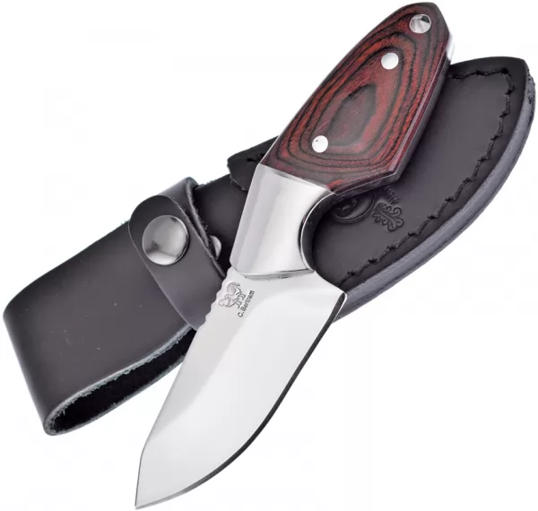 Hen & Rooster Fixed Blade Black Pakkawood knives HR013PW