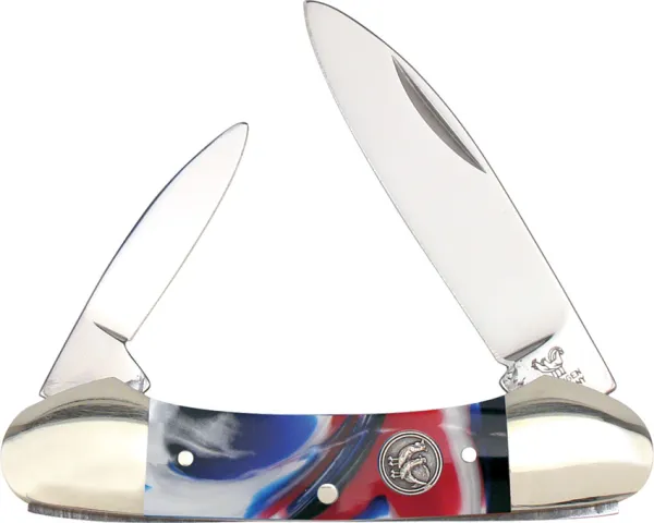 Hen & Rooster Small Canoe Star knives HR102STAR