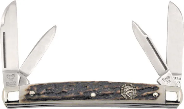 Hen & Rooster Small Congress Deer Stag knives HR114DS