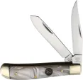 Hen & Rooster Small Trapper Cracked Ice - HR212CI