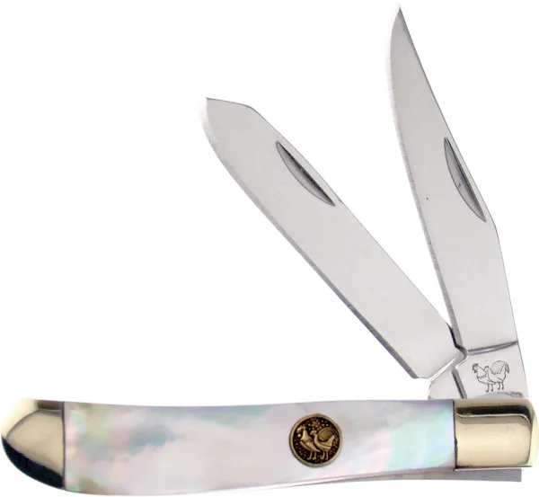 Hen & Rooster Small Trapper MOP knives HR212MOP