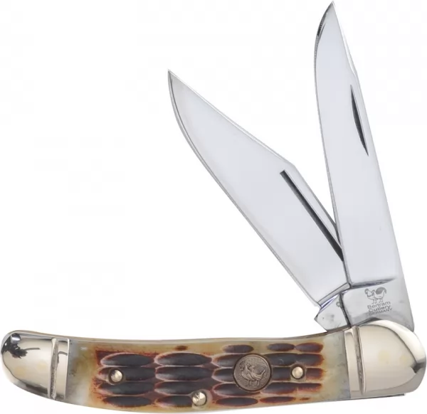 Hen & Rooster Copperhead Green Bone knives HR232AGB