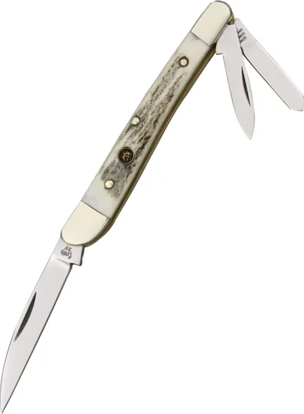 Hen & Rooster Wharncliffe Whittler Stag knives HR263DS