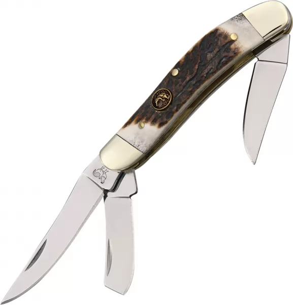 Hen & Rooster Sowbelly Stag knives HR283DS