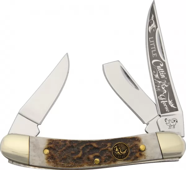 Hen & Rooster Little Cuttin Horse knives HR283DSLCUT