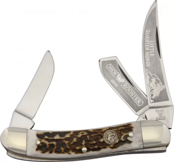 Hen & Rooster Little Quarter Horse knives HR283DSLQH