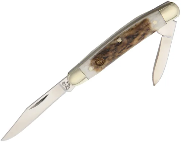 Hen & Rooster Pen Knife Deer Stag knives HR302DS