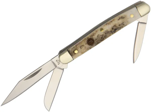 Hen & Rooster Small Stockman Deer Stag knives HR303DS