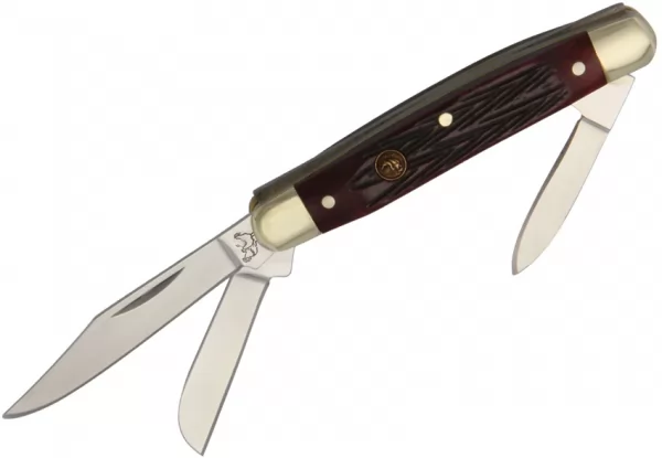 Hen & Rooster Small Stockman Red Pick Bone knives HR303RPB