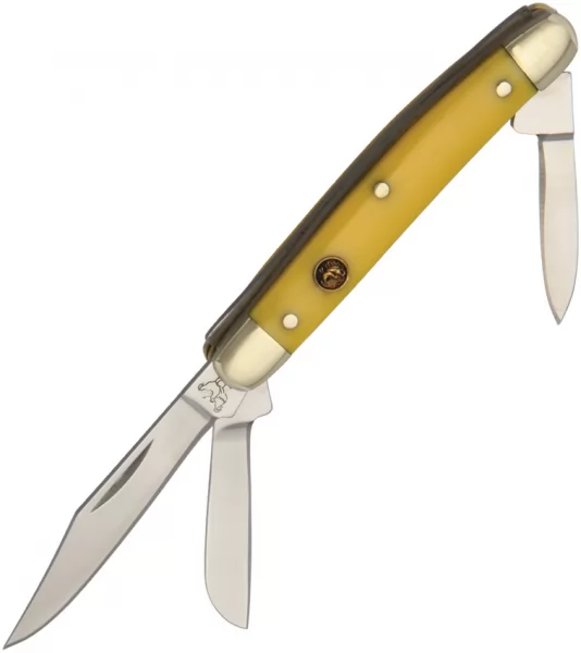 Hen & Rooster Small Stockman Yellow Corelon knives HR303Y